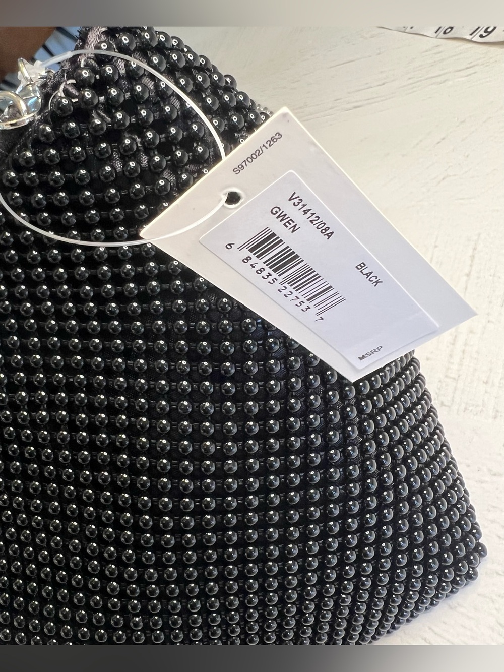 NWT Jessica McClintock Gwen Beaded Crossbody Bag - Picture 4 of 4